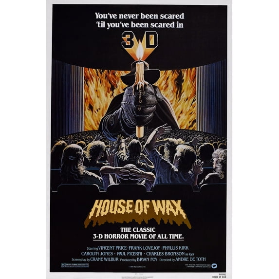 House Of Wax Reissue Poster Art 1953 Movie Poster Masterprint (11 x 17)
