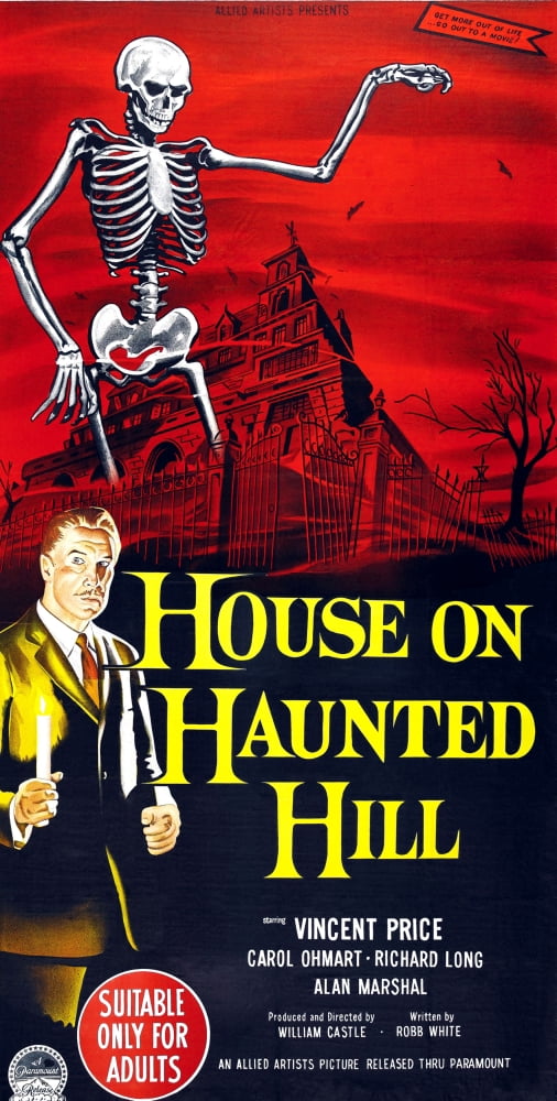 House On Haunted Hill Canvas Art - (11 x 17)