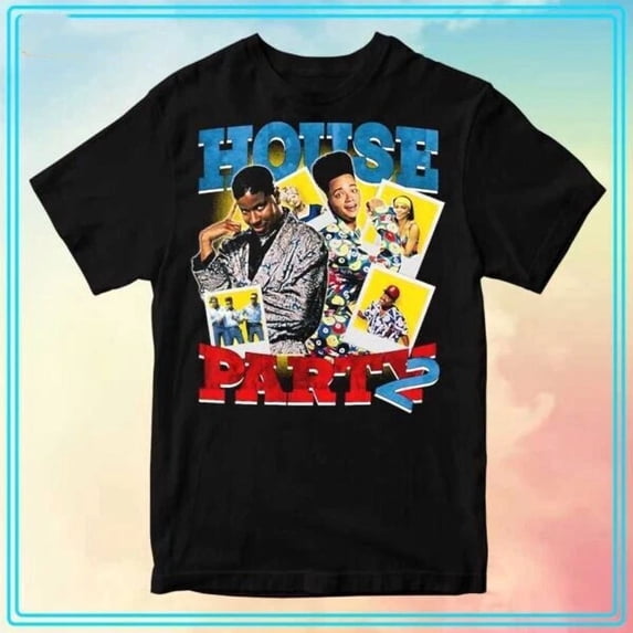 House Party 2 1991 Movie Poster T-Shirt Gift for Fans All Size S-4XL