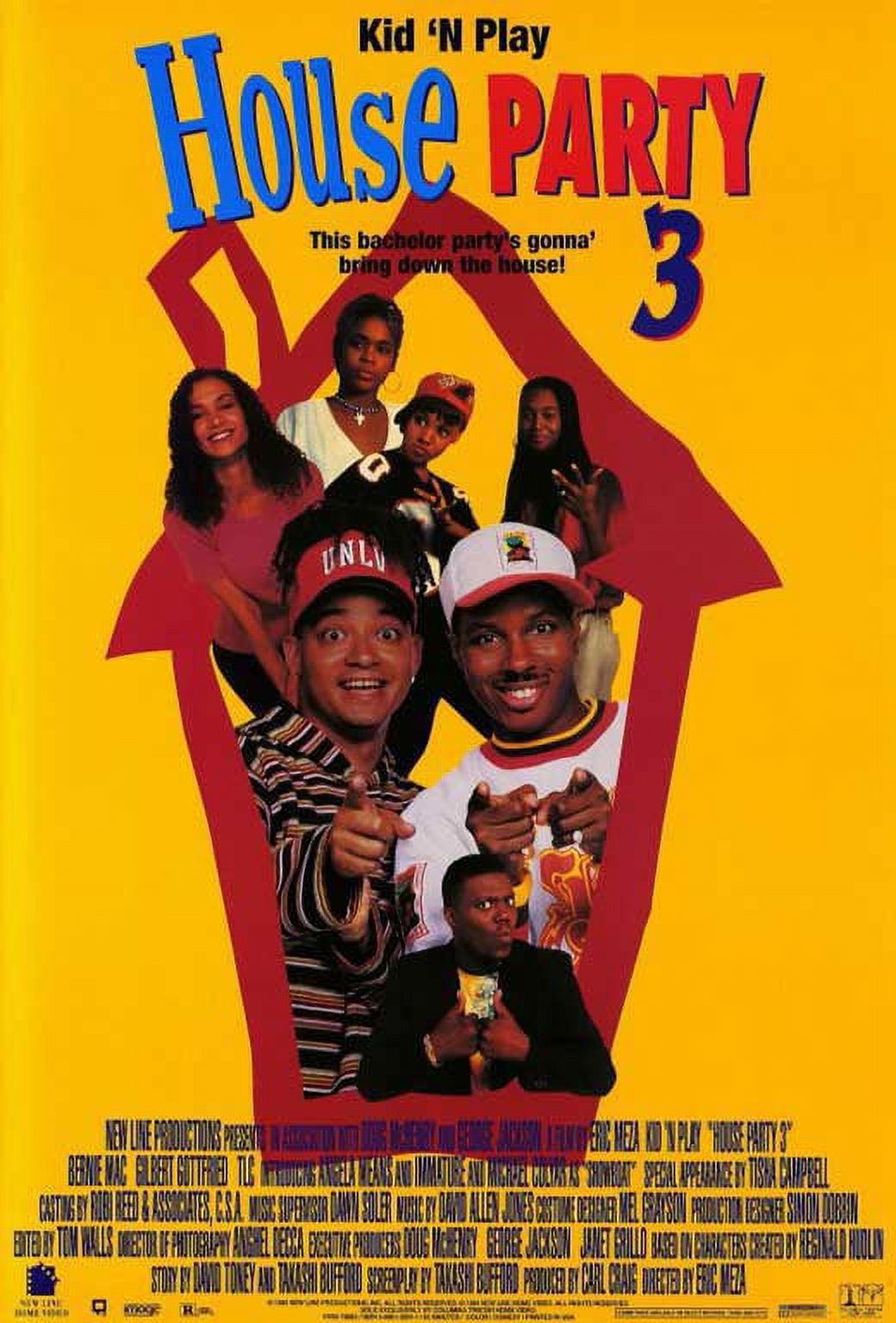 House Party 3 movie POSTER (Style B) (11" x 17") (1994)