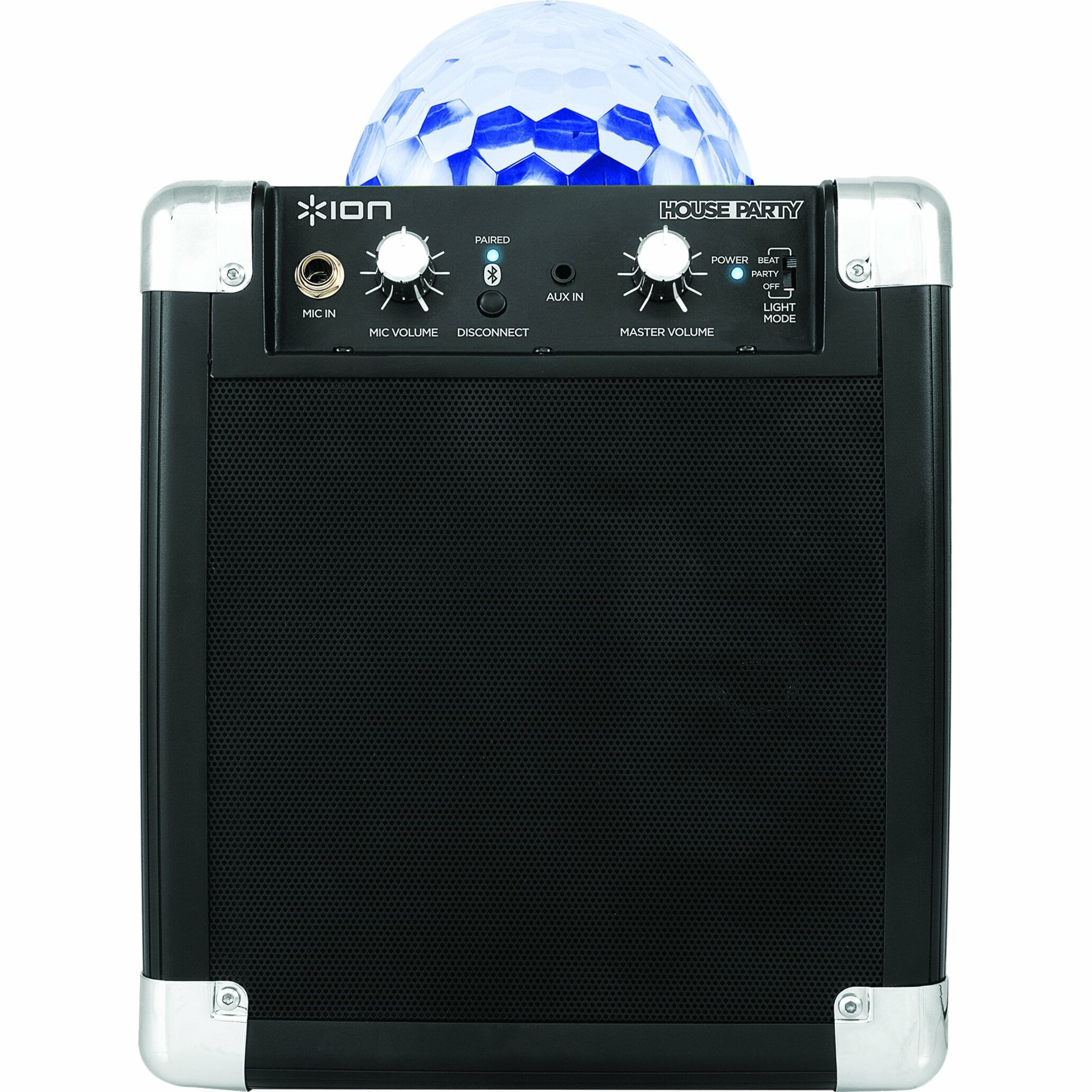 House Party Compact Wireless Speaker System with Built-in Light Show