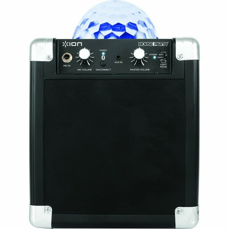 House Party Compact Wireless Speaker System with Built-in Light Show