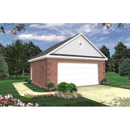 House Plan Gallery - HPG-0576 - Garage Plan - Single Story Printed Blueprints - Simple to Build (5 Printed Sets)