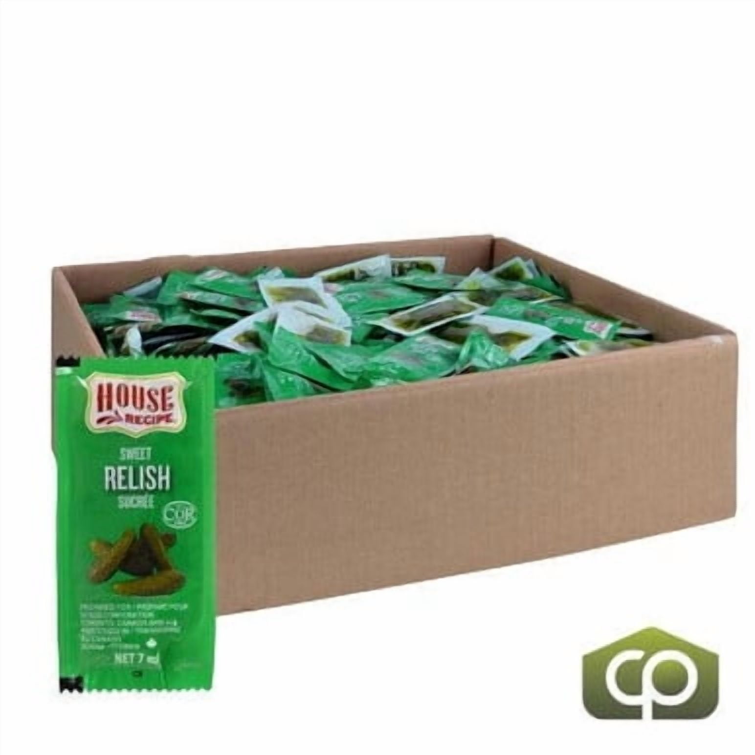 House Recipe CL Sweet Green Relish Packets 7ML/ 0.24 oz- (504/Case ...