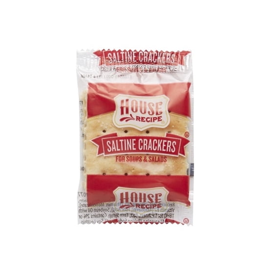 House Recipe Saltine Crackers 0.2 oz. Packet | Kosher | 50 Count
