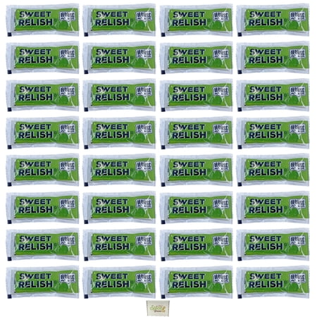 House Recipe Sweet Relish Packet 9 g | Kosher | Pack of 50