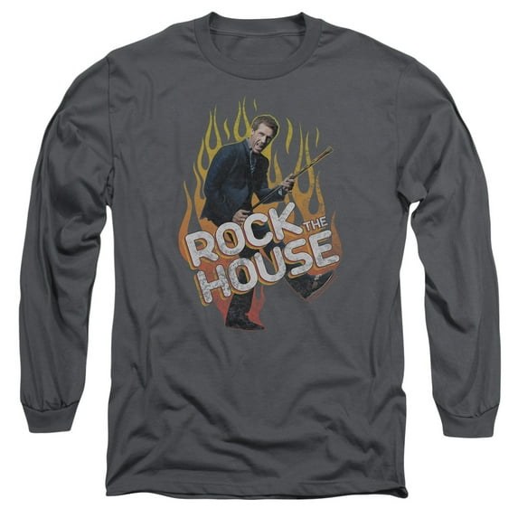 House - Rock The House - Long Sleeve Shirt - Medium