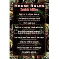 thumbnail image 1 of House Rules - Zombie Laminated Poster (36 X 24), 1 of 1