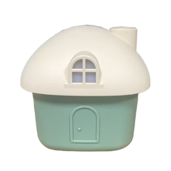 House Shaped Aromatherapy Humidifier with Night Light, 500ml Large Capacity Cool Mist Diffuser for Bedroom Office Living Room, Macaron Colors Quiet Ultrasonic Desktop Humidifier for Home Decor