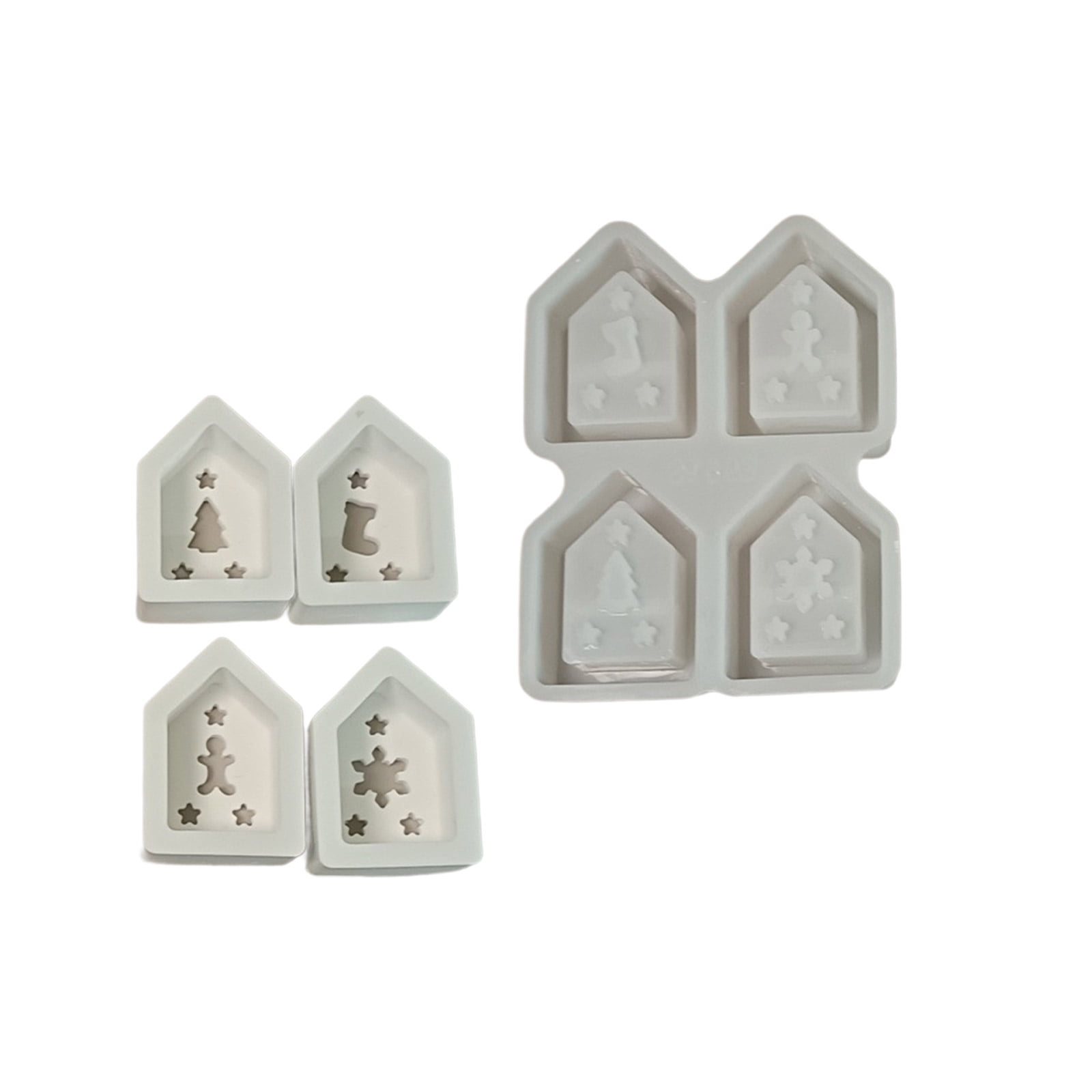 House-Shaped Silicone Mold for Resin Art, Making, Creative Easy Release ...