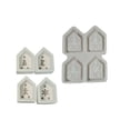 House-Shaped Silicone Mold for Resin Art, Making, Creative Easy Release ...