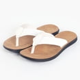 thumbnail image 1 of House Slippers Men Slip On Arch Support Fashion Summer Beach Breathable Flip Flops Flat Open Toe Men Shoes, 1 of 9