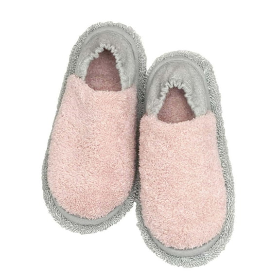 House Slippers for Woman Lazy Floor Cleaning Slippers for Winter Detachable Washable Floor Mopping Slippers Silent Cleaning Floor Sweeping Thickened Home Shoe Covers