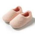 thumbnail image 1 of House Slippers for Women Fashion Casual Home Indoor Slippers Warm Slip-On Closed Toe Slippers Women's Fuzzy Loafer Slippers with Fleece Lining Cozy Winter House Shoes Soft Indoor/Outdoor, 1 of 5