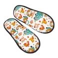 thumbnail image 1 of House Slippers for Women Men - Fall Pumpkins And Sunflowers Lightweight House Shoes Fuzzy Slippers, Soft Slip-On Cozy House Slippers for Woman Indoor Outdoor, 1 of 7