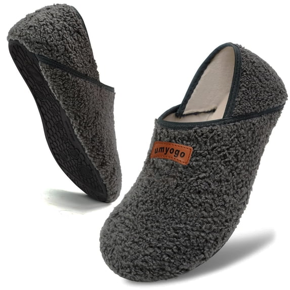 House Slippers for Women Men Fuzzy Socks Indoor/Outdoor | House Shoes Machine-Washable, Foldable For Travel, Barefoot Comfort, Slip-On, Non-Slip Grip, Bedroom, Yoga, Gift