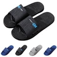 thumbnail image 1 of House Slippers Women Men Slip-on Flat Heel Non-Slip Slides Shoes Unisex Comfortable Soft Thickened Soled Indoor Outdoor Walking Sandals, 1 of 8