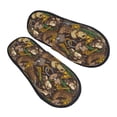 thumbnail image 1 of House Slippers for Women Men - Western Cowboy Horse Cowboy Hat Lightweight House Shoes Fuzzy Slippers, Soft Slip-On Cozy House Slippers for Woman Indoor Outdoor, 1 of 7