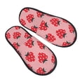 thumbnail image 1 of House Slippers for Women Men - cartoon strawberries print Lightweight House Shoes Fuzzy Slippers, Soft Slip-On Cozy House Slippers for Woman Indoor Outdoor, 1 of 7