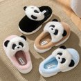 thumbnail image 1 of House Slippers Women Non-Slip Thick Soled Round Toe Slip-on Slides Fall Winter Women's Warm Indoor Home Shoes Outerwear Thickened Sandals, 1 of 10