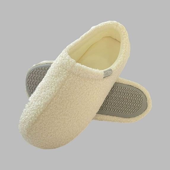 House Slippers For Women Washable Cotton Linen Home Slippers Indoor Quilted Solid Color Memory Foam Cozy Shoes With Arch Support Couple'S Wooden Floor Silent Slippers