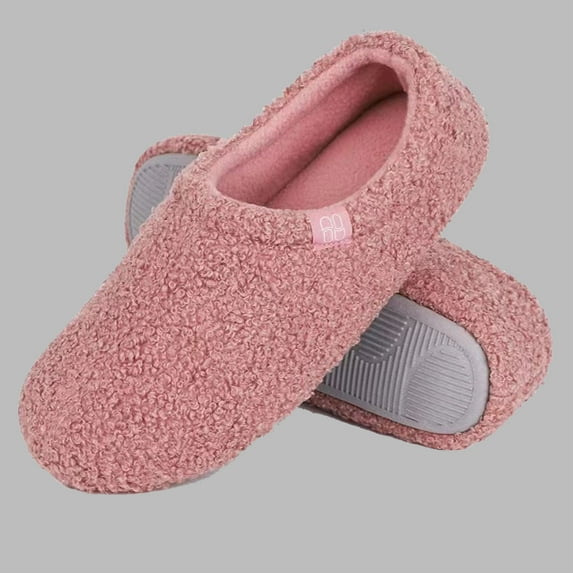 House Slippers For Women Washable Cotton Linen Home Slippers Indoor Quilted Solid Color Memory Foam Cozy Shoes With Arch Support Couple'S Wooden Floor Silent Slippers
