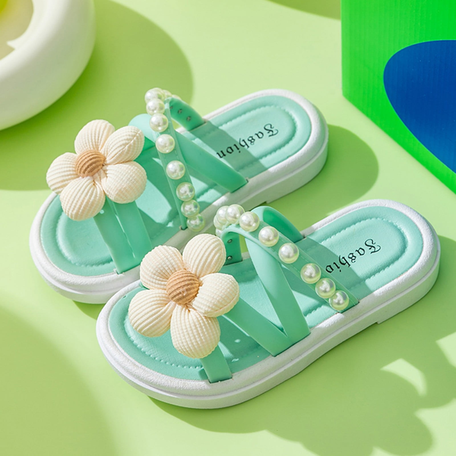 House Slippers for Boys Girls Soft Sole House Slippers Kids Open Toe ...
