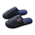 thumbnail image 1 of House Slippers for Men Thick Memory Foam Slip On House Shoes Warm Relaxation Non Slip Comfortable Casual Indoor Outdoor Mens Slipper Size 47, 1 of 9