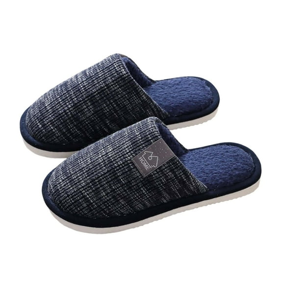 House Slippers for Men Thick Memory Foam Slip On House Shoes Warm Relaxation Non Slip Comfortable Casual Indoor Outdoor Mens Slipper Size 47