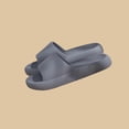 thumbnail image 1 of House Slippers for Woman Men's Casual Versatile Thick-Soled Indoor Eva Odor Non Stylish Spring/Summer Home Bathroom And Shower Sandals.,Gray,44, 1 of 6