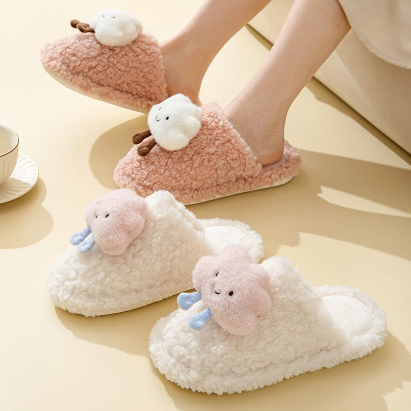 House Slippers for Woman Winter Shoes Women's Slippers House Bedroom