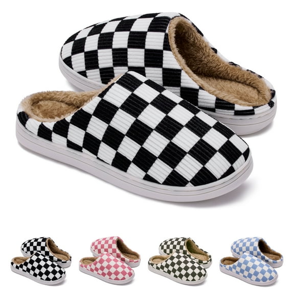 House Slippers for Woman,Womens Memory Foam Slippers,Womens House Shoes with Faux Fur,Halloween Slippers with Memory Foam Insole