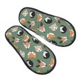 thumbnail image 1 of House Slippers for Women Men - Animal Heads Lightweight House Shoes Fuzzy Slippers, Soft Slip-On Cozy House Slippers for Woman Indoor Outdoor, 1 of 7