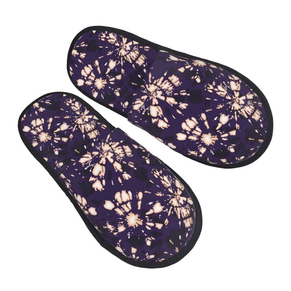 House Slippers for Women Men - Boho style pattern Lightweight House Shoes Fuzzy Slippers, Soft Slip-On Cozy House Slippers for Woman Indoor Outdoor