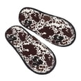 thumbnail image 1 of House Slippers for Women Men - Cow Skin Lightweight House Shoes Fuzzy Slippers, Soft Slip-On Cozy House Slippers for Woman Indoor Outdoor, 1 of 7