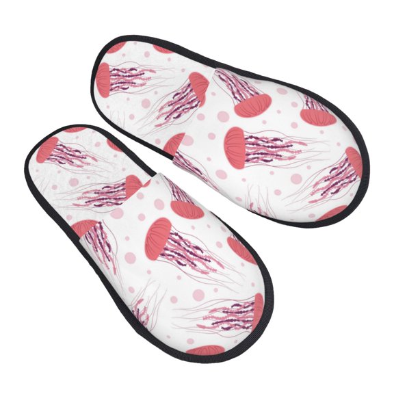 House Slippers for Women Men - Jellyfish Bubble Lightweight House Shoes Fuzzy Slippers, Soft Slip-On Cozy House Slippers for Woman Indoor Outdoor