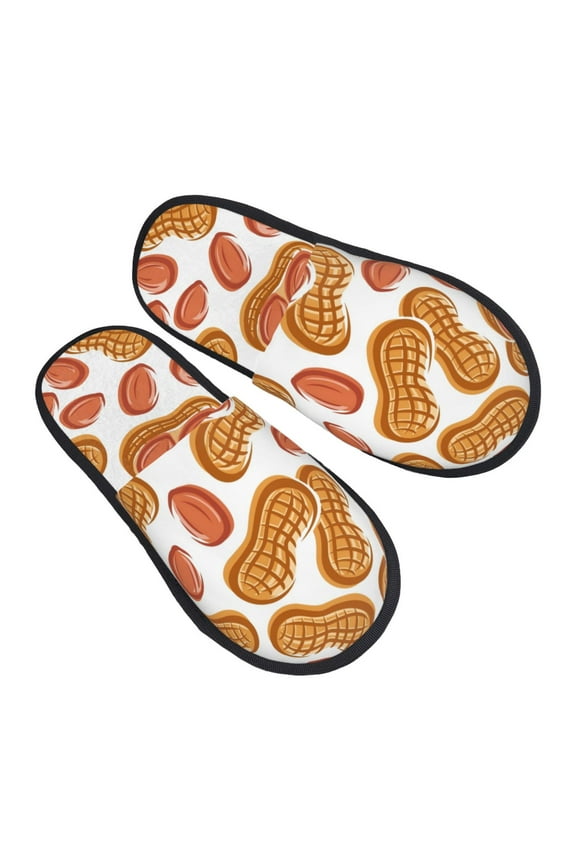 House Slippers for Women Men - Peanuts4 Lightweight House Shoes Fuzzy Slippers, Soft Slip-On Cozy House Slippers for Woman Indoor Outdoor