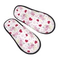 thumbnail image 1 of House Slippers for Women Men - pink angel Lightweight House Shoes Fuzzy Slippers, Soft Slip-On Cozy House Slippers for Woman Indoor Outdoor, 1 of 7