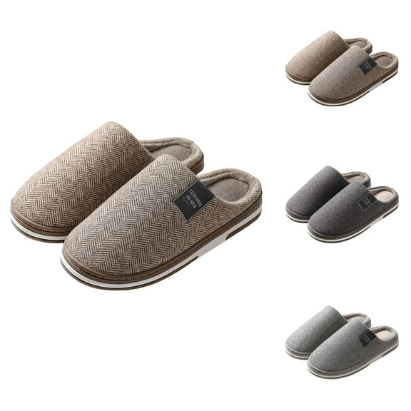 House Slippers for Women and Men Cozy Plush Indoor Footwear for Winter Warm Comfort Soft Sole Slippers Ideal for Couples and Everyday Home Use