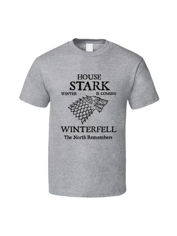 House Stark Game Of Thrones Is Coming Winter Graphic Design For Everyday Style Shirt, Size S-5XL