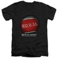 thumbnail image 1 of House The Ball Adult V-Neck T-Shirt Black, 1 of 1