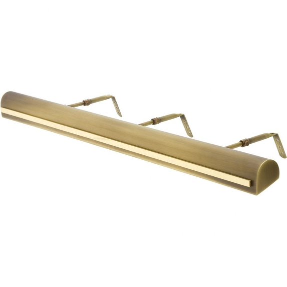 House of Troy TR36-AB/PB Traditional - 5 Light Picture Light-2.5 Inches Tall and 36 Inches Wide Antique Brass/Polished Brass Satin Nickel/Polished Nickel Finish with Metal Shade