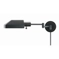 thumbnail image 1 of House of Troy WS12-91-J Home/Office - 1 Light Wall Mount-5 Inches Tall and 8.25 Inches Wide Oil Rubbed Bronze  Satin Nickel Finish with White Linen Shade, 1 of 1