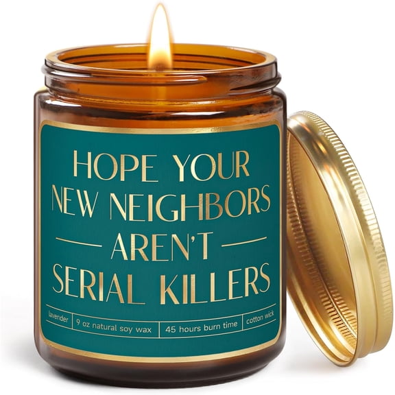 House Warming Gifts New Home,Housewarming Gift,House for House,New Home Gift Homeowner,Funny Housewarming Candle Neighbor,Couple,Friend,Sister,Women,Men