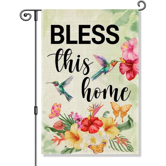 As For Me And My House We Will Serve The Lord Bible Verse Garden Flag for Indoors Outdoors, Religious Scripture Banner, Welcome Yard House Garden Home Flag Decor, Housewarming Flag Gifts