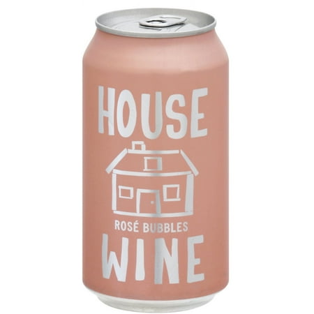 House Wine Rose Bubbles, 375 ml Can