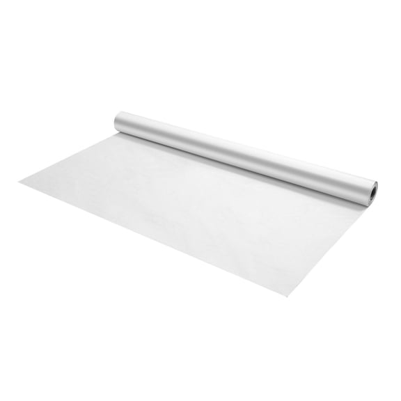 House Wrap 9 x 75 ft, 0.13 mm Thick Vapor Barrier Plastic Sheeting, Heavy Duty Tear-Resistant Drop Cloth for Residential and Commercial Construction, Waterproof Breathable Cover, White