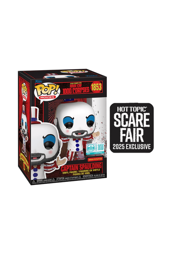 House of 1000 Corpses Captain Spaulding Funko Pop! Vinyl Figure #1853 Scare Fair Edition