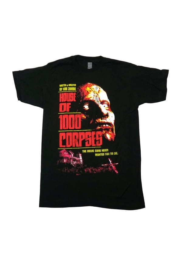 House of 1000 Corpses Mens T-Shirt - Movie Poster Directed by Rob Zombie