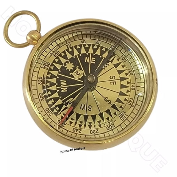 House of Antique Antique Replica Brass Stanley London Collectible Maritime Nautical Retro Compass